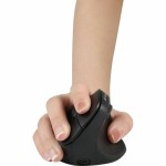 Mouse Bluetooth Fără Fir Bluestork M-WL-ERGO-LUMI Negru