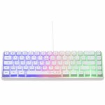 Tastatură Bluetooth The G-Lab Azerty Franceză Alb
