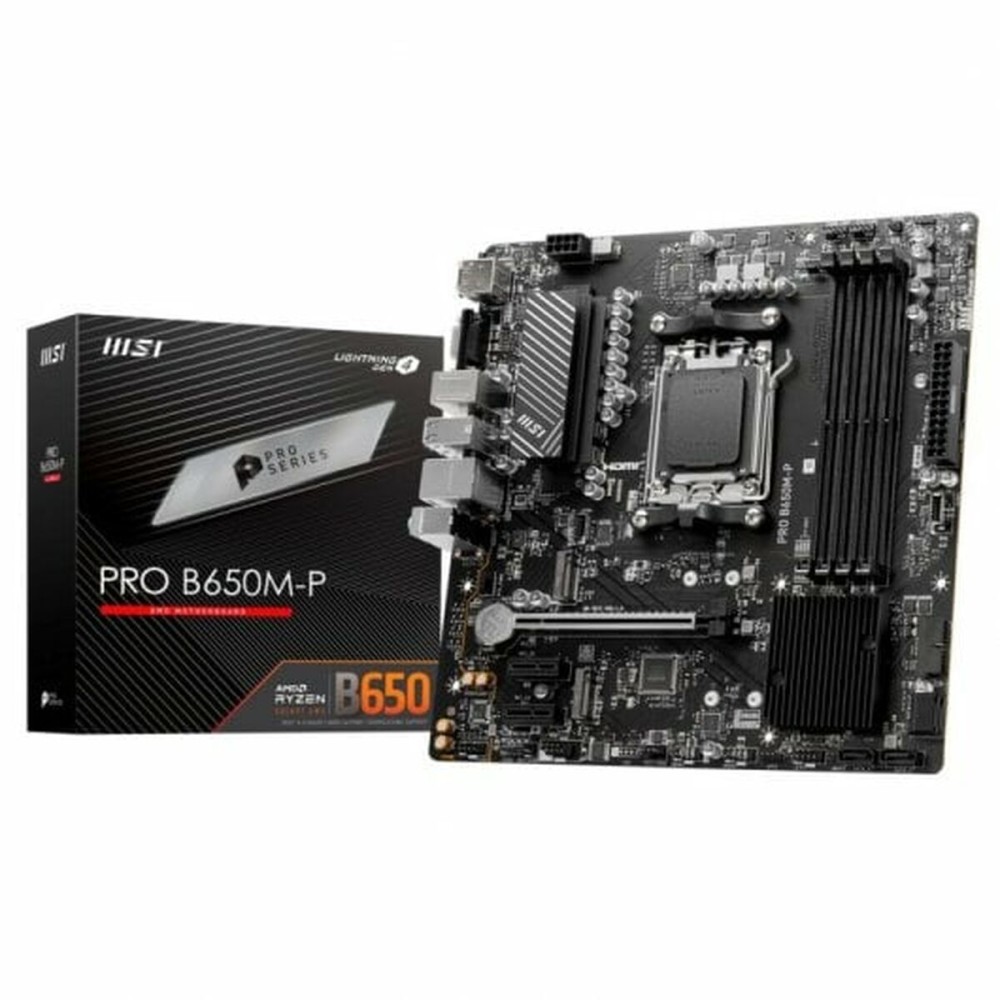Placă de Bază MSI PRO B650M-P AMD AM5 AMD AMD B650