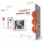 Interfon Video Inteligent SCS SENTINEL VisioKit 7 Alb Aluminiu ABS