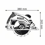 Fierăstrău circular BOSCH Professional GKS 190 1400 W 230 V 190 mm