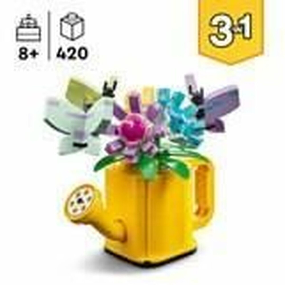 Set de Construcție Lego 31149 Creator 3in1 Flowers in the Watering Can Multicolor
