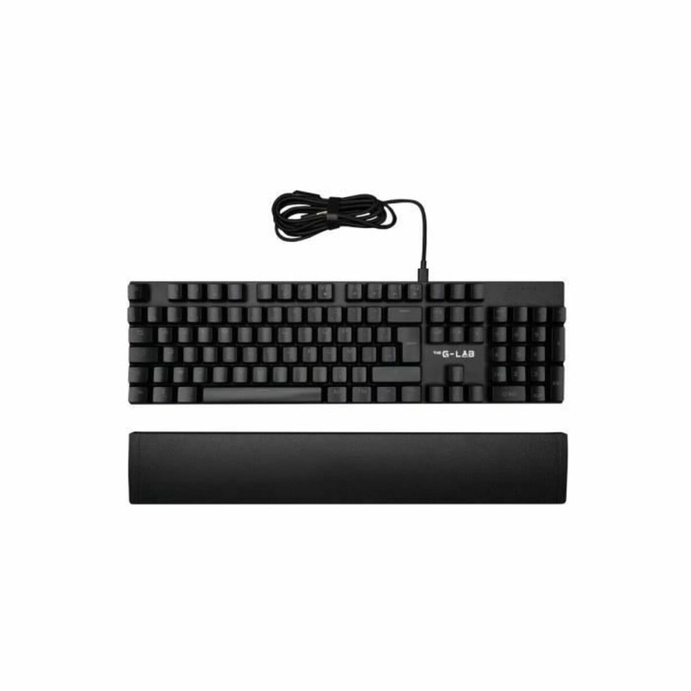Tastatură Bluetooth The G-Lab AZERTY Negru Franceză