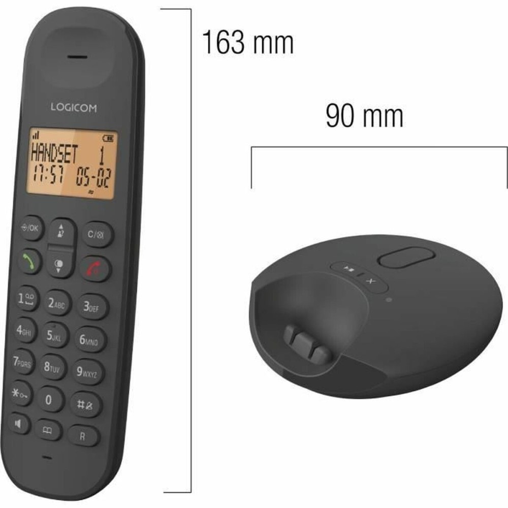 Telefon Fix Logicom DECT ILOA 255T DUO Negru