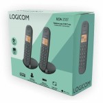 Telefon Fix Logicom DECT ILOA 255T DUO Negru