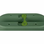 Ghiveci EDA Verde Plastic Ovală Modern