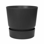 Ghiveci Elho Negru Plastic Rotund Modern Ø 47 cm