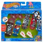 Skateboard jucărie pentru degete Hot Wheels 8 Piese