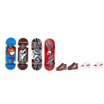 Skateboard jucărie pentru degete Hot Wheels 8 Piese