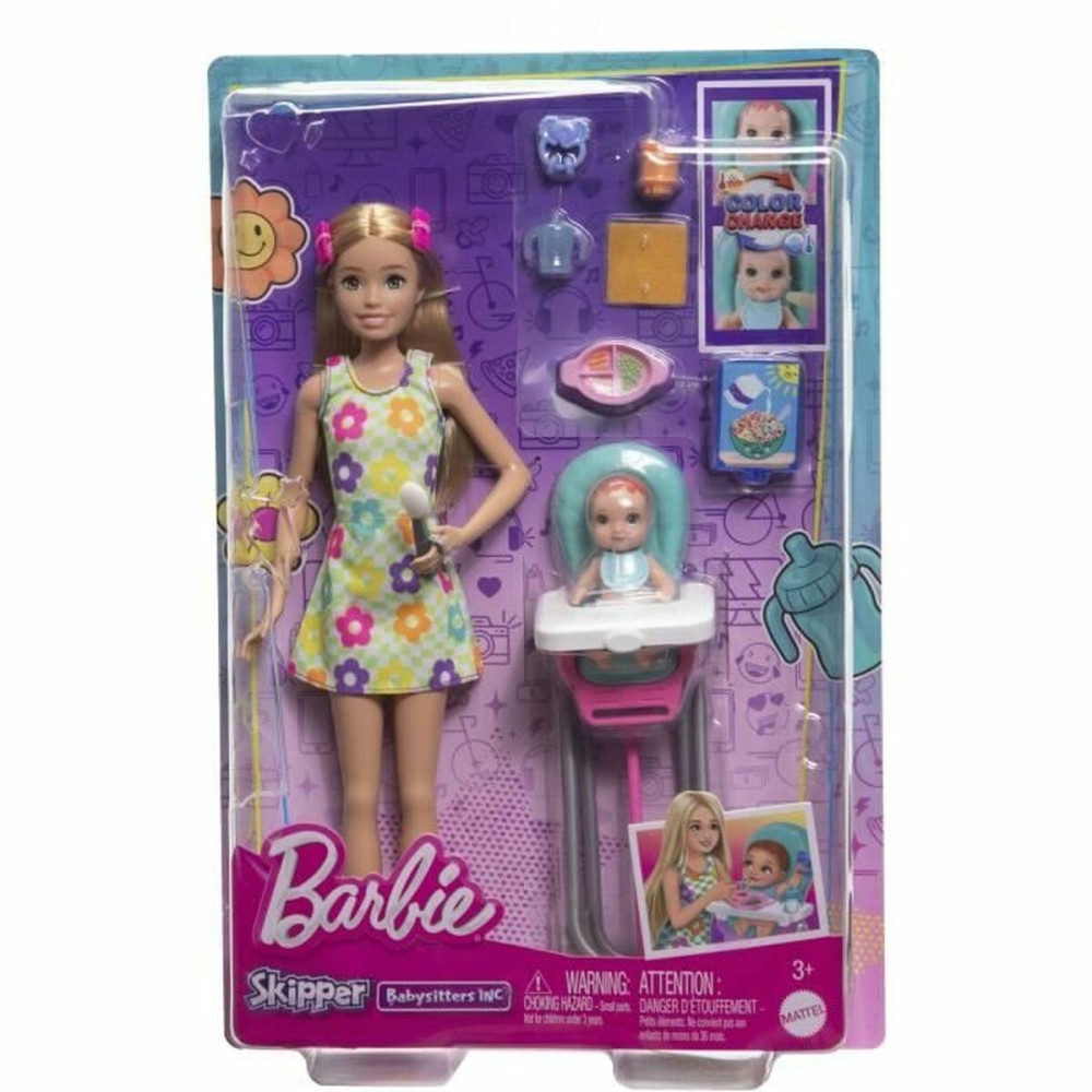 Păpușă Barbie BABYSITTER