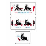 Patine cu Rotile The Paw Patrol Albastru Roșu