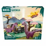 Antrenează-te cu Circuitul Brio Aventure Dinosaure