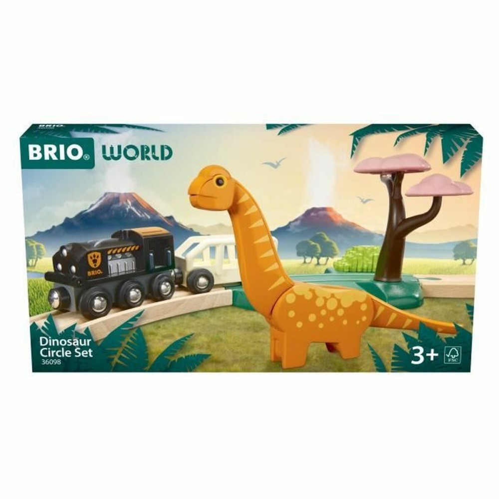 Antrenează-te cu Circuitul Brio Dinosaur circle set