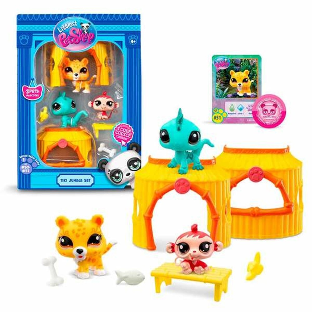 Playset Bandai Littlest Pet Shop 8 Piese