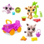 Playset Bandai Littlest Pet Shop SAFARI 8 Piese