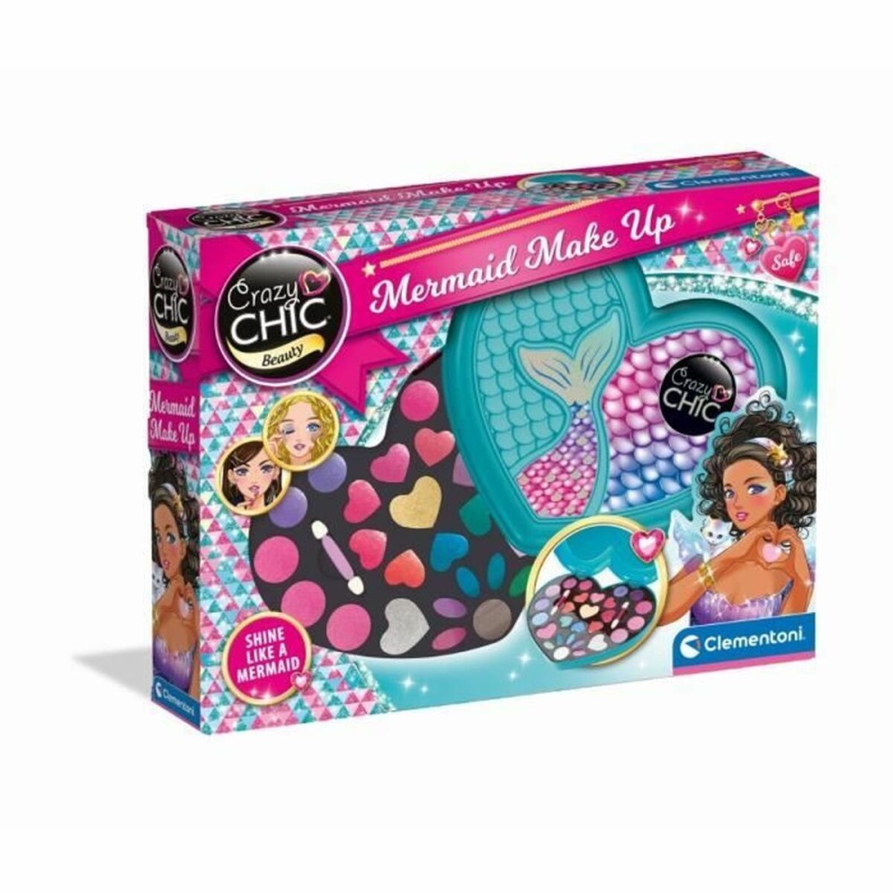 Set de Machiaj pentru Copii Clementoni Crazy Chic Beauty Mermaid Make up