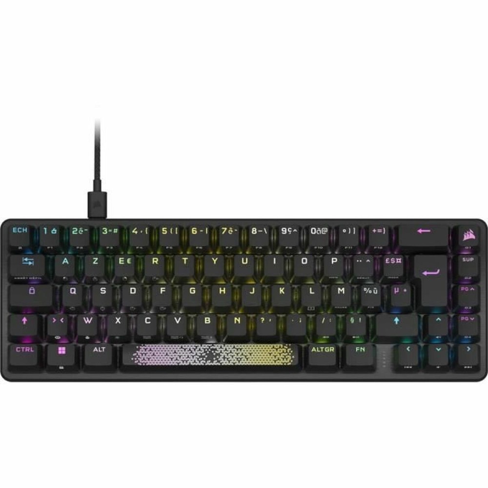 Tastatură Corsair K65 PRO MINI Negru Franceză AZERTY