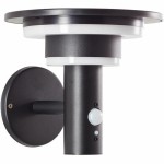 Lampă de perete Brilliant Negru Grădină 18,5 x 21 x 21,3 cm