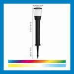 Lampă solară Wiz Elpas Negru 400 lm