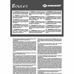 Set cu bile joc Petanque Schildkröt