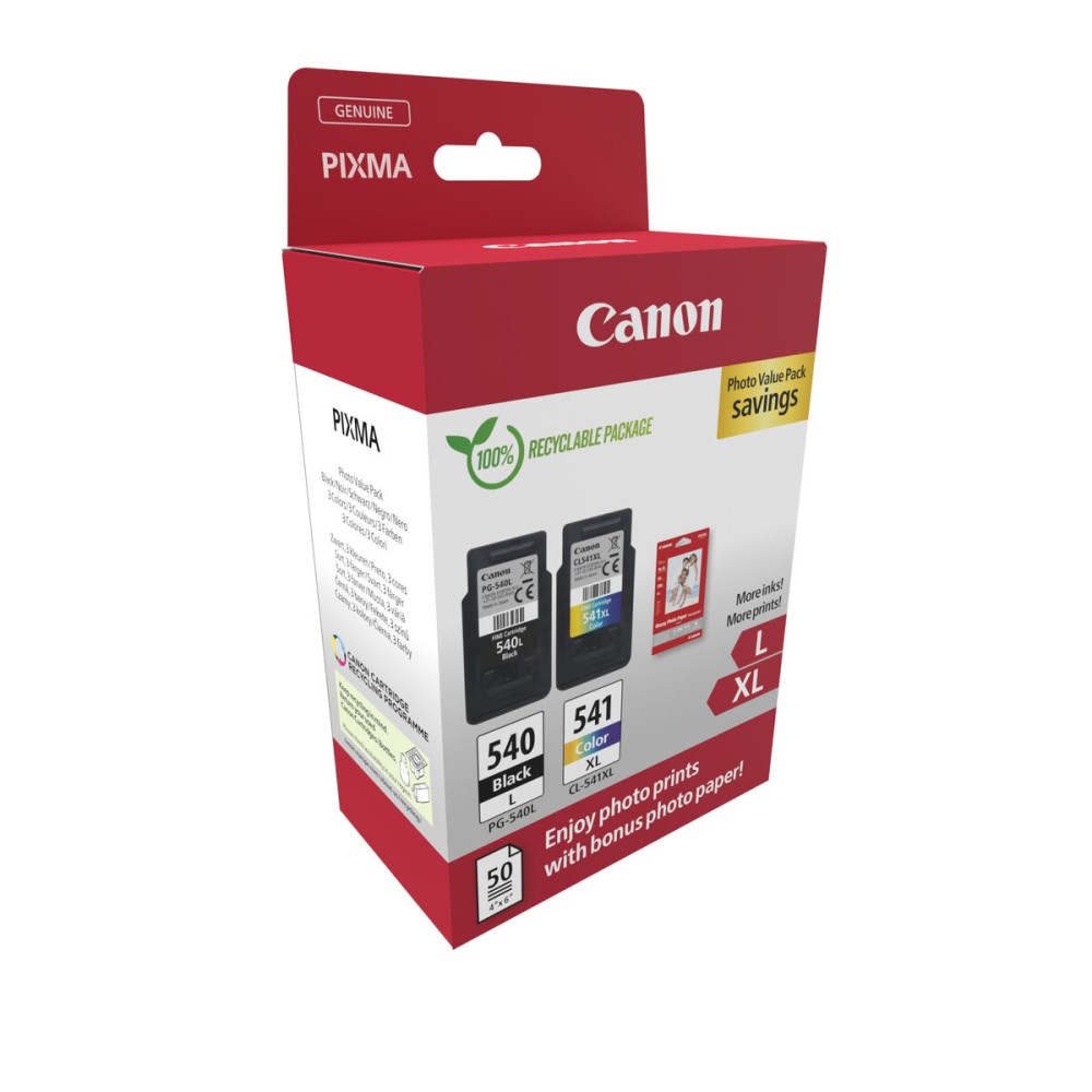 Cartuș cu Cerneală Originală Canon PG-540L Noir + CL-541XL Couleur