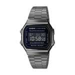 Ceas Bărbați Casio A168WEGG-1BEF Negru Argintiu (Ø 36 mm) (Ø 38 mm)