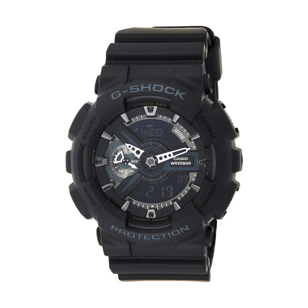 Ceas Bărbați Casio G-Shock CLASSIC Negru Argintiu (Ø 55 mm)