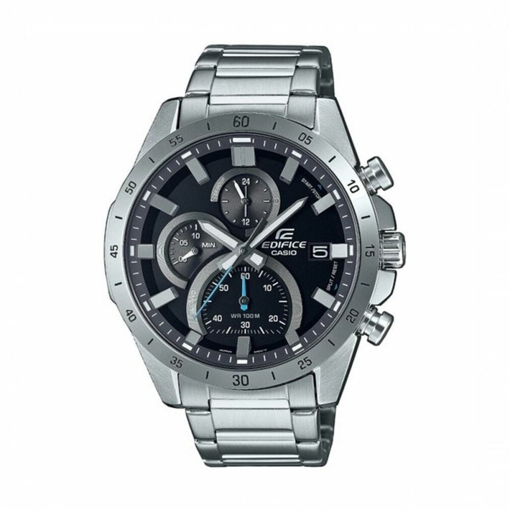 Ceas Bărbați Casio 3D INDEXES CHRONOGRAPH - BLACK Negru Argintiu (Ø 47 mm)