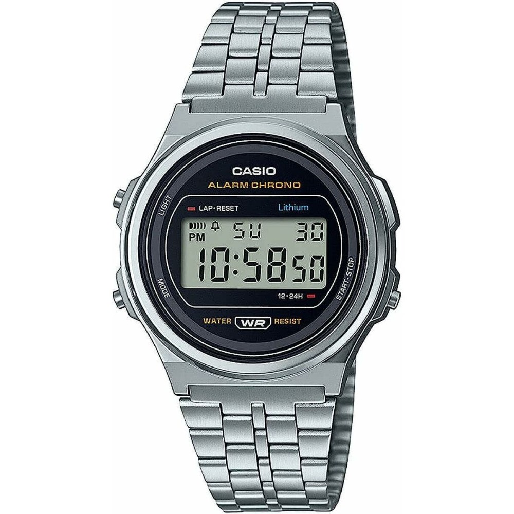Ceas Unisex Casio  A171WE-1AEF Argintiu (Ø 36 mm) (37,5 mm)
