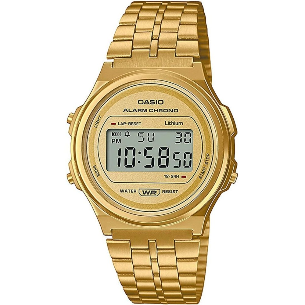 Ceas Unisex Casio A171WEG-9AEF Aur (Ø 37,5 mm)