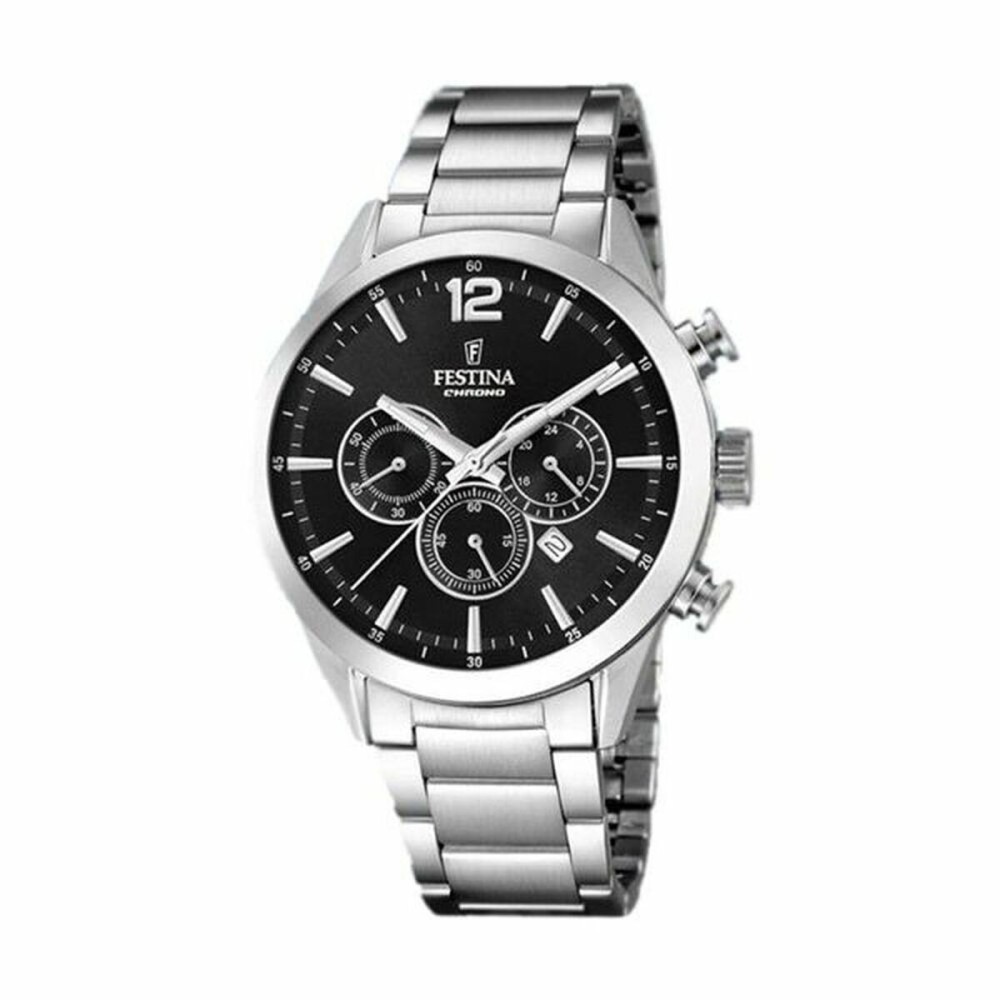 Ceas Bărbați Festina F20343/8 Negru Argintiu