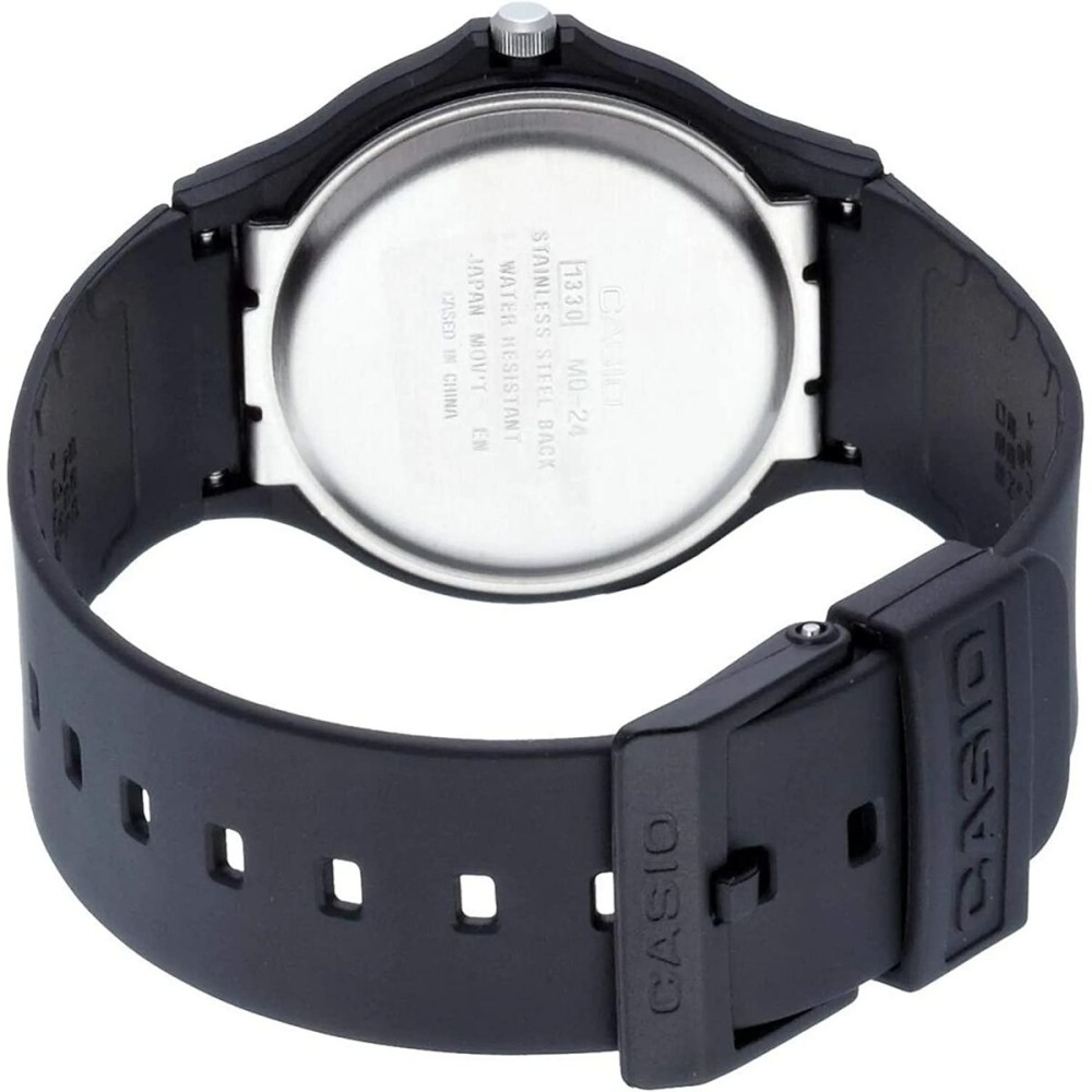 Ceas Unisex Casio MQ-24-7BLLEG Alb Negru (Ø 34 mm)