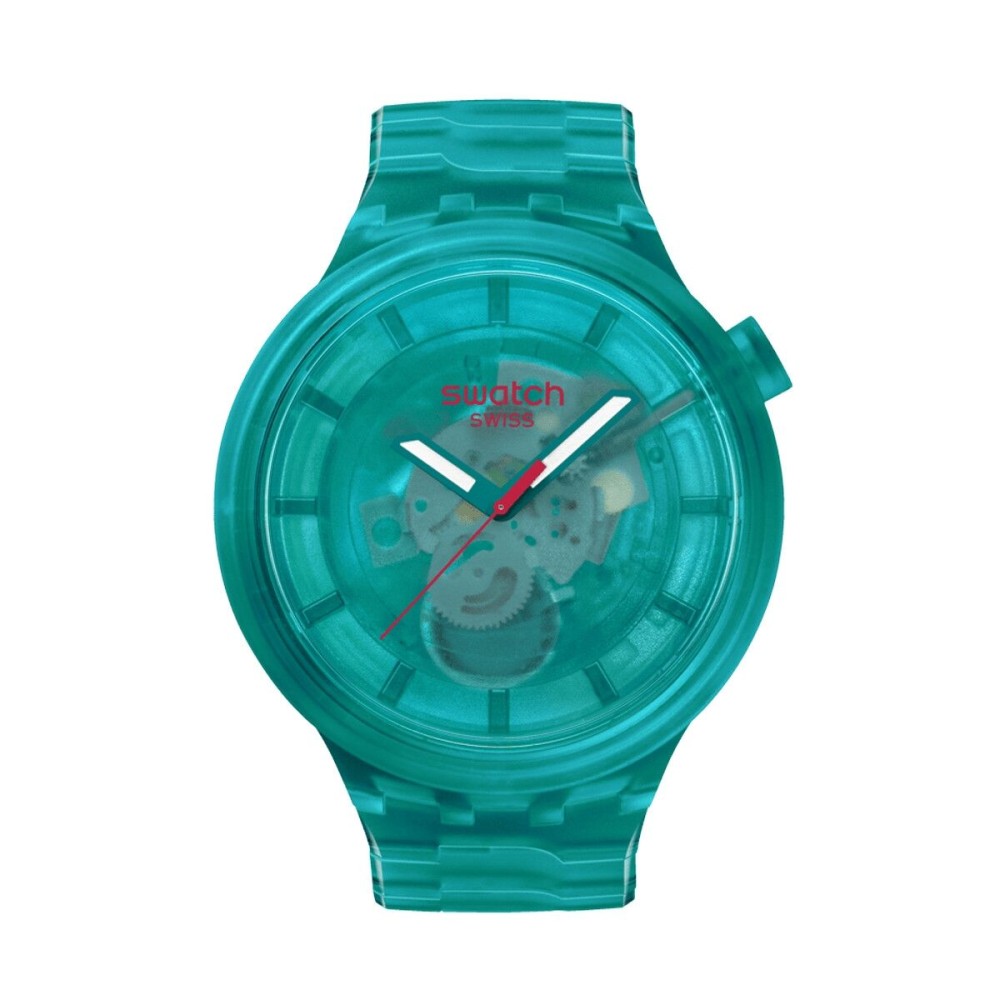 Ceas Bărbați Swatch SB05L101 Verde (Ø 47 mm)