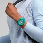 Ceas Bărbați Swatch SB05L101 Verde (Ø 47 mm)