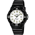 Ceas Bărbați Casio DIVER 100M Alb Negru (Ø 44,5 mm)