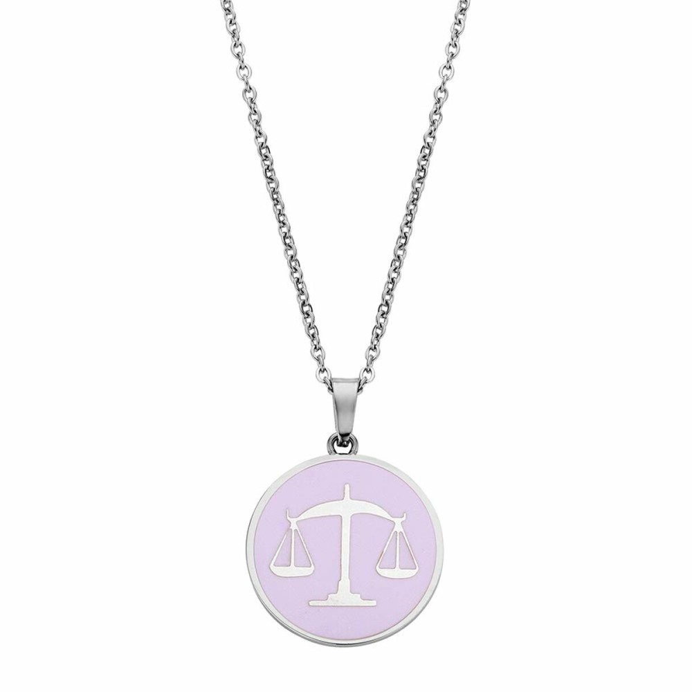 Pandantiv Damă CO88 Collection 8CN-26094 Argintiu Roz