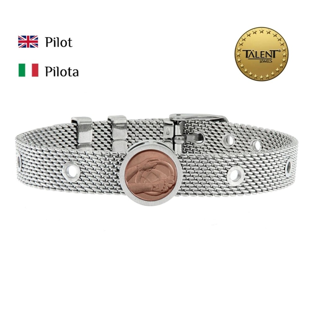 Brățară Unisex Pilot Talent Jewels TJA-1-14-02-1-235 Argintiu