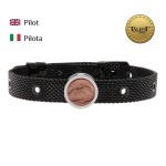 Brățară Unisex Pilot Talent Jewels TJA-1-14-02-2-235 Negru