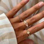 Inel Damă 24KAE 12441Y/56 16 Auriu*