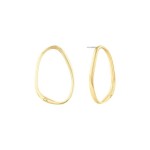 Cercei Damă Calvin Klein SCULPTURAL Oțel inoxidabil Auriu*