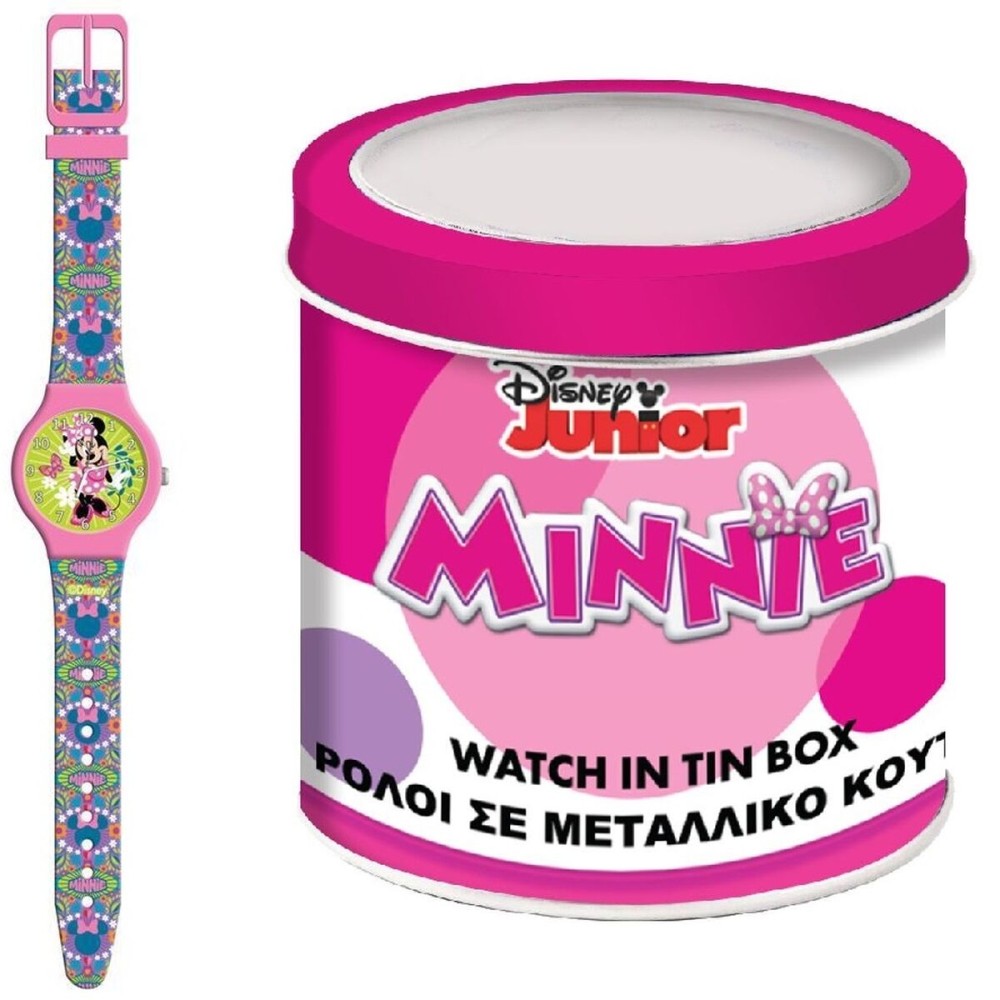 Ceas Copii Minnie Mouse MINNIE  - TIN BOX Ø 33 mm