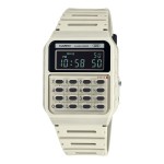 Ceas Bărbați Casio CALCULATOR EDGY COLLECTION - CREAM