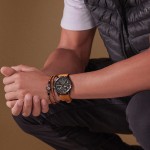 Brățară Bărbați Timberland TDAGB0002402 Maro