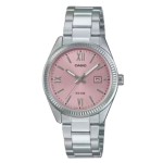 Ceas Damă Casio LADY DATE - PINK Argintiu (Ø 30 mm)
