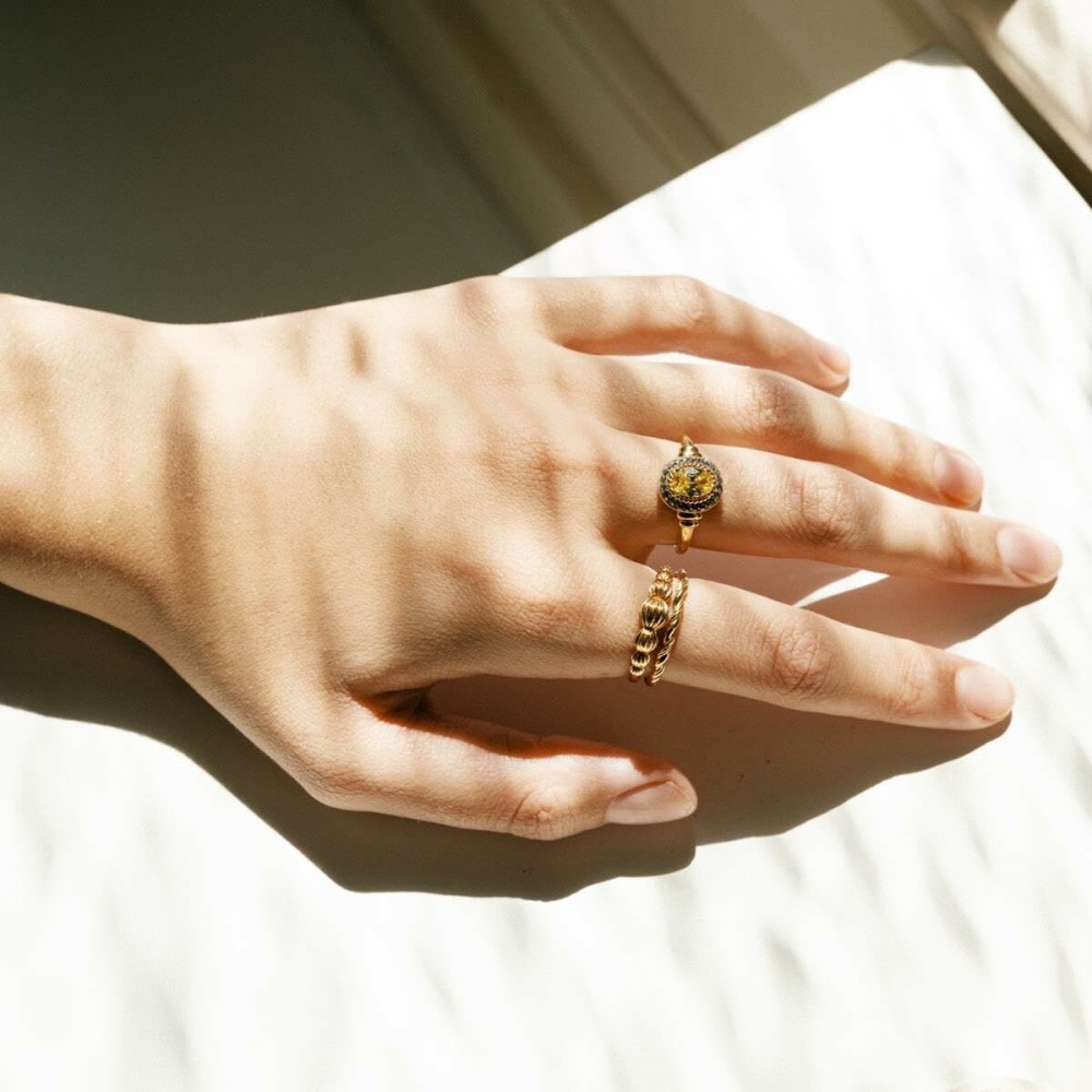 Inel Damă 24KAE 124138Y/54 Auriu* 14