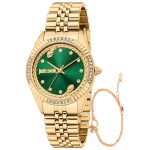 Ceas Damă Just Cavalli ANIMALIER SPECIAL PACK + BRACELET Auriu* (Ø 30 mm)