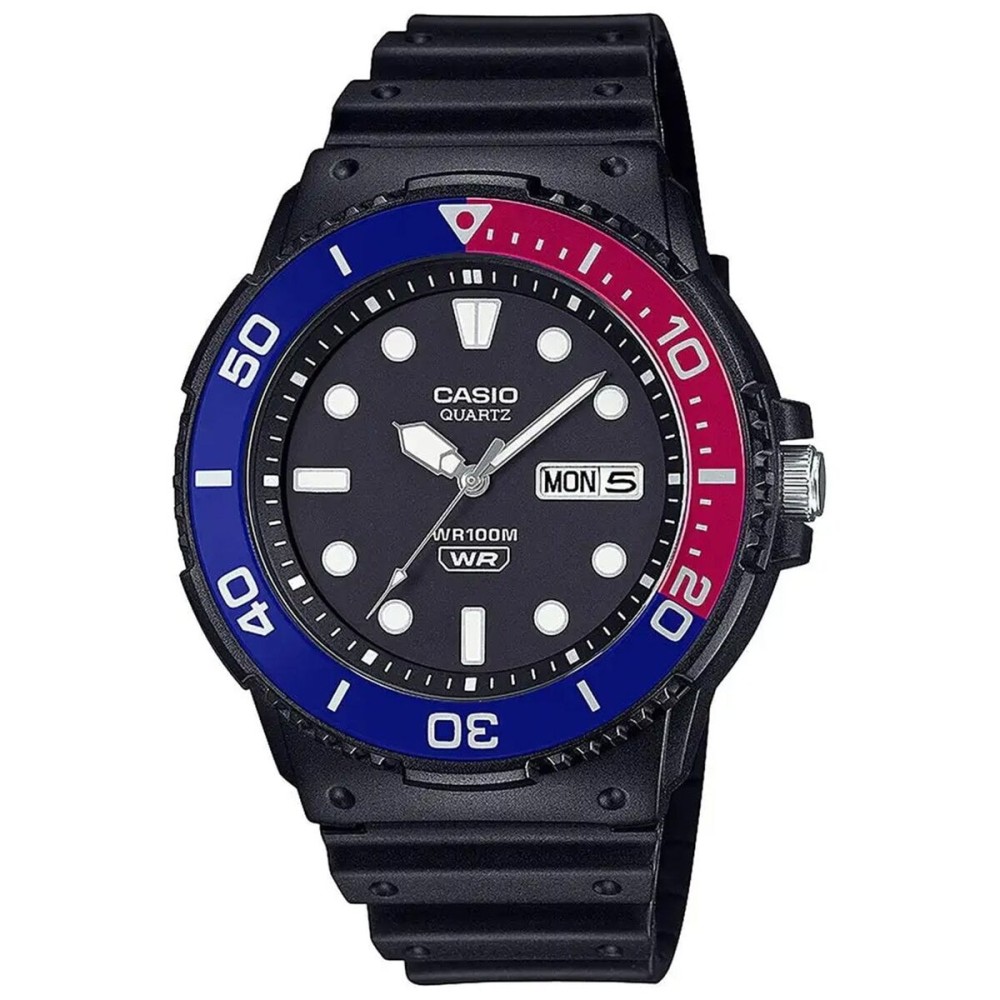 Ceas Bărbați Casio DIVER 100M - BLACK (Ø 45 mm)