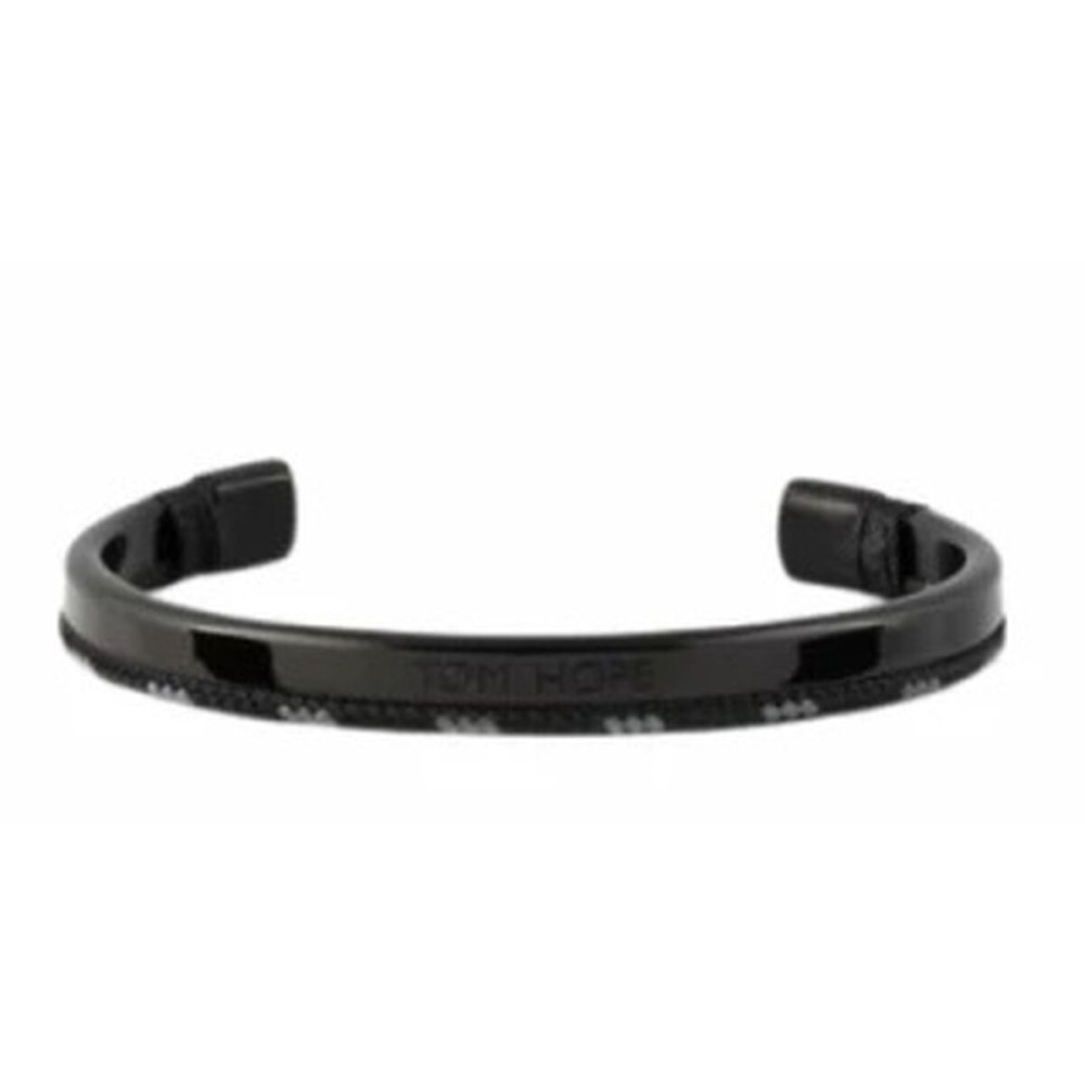 Brățară Bărbați Tom Hope HYBRID - (13 - 15.5 CM) ***SPECIAL PRICE*** Piele Oțel inoxidabil
