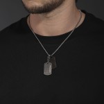 Colier Bărbați Police PEAGN0042001 Negru