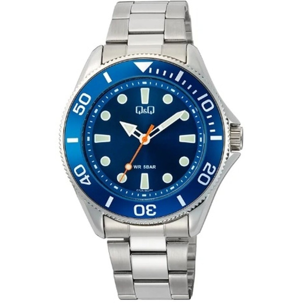 Ceas Bărbați Q&Q GENT DIVER BLUE (Ø 41 mm)
